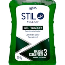 Gel Capilar Alyne Stil Up Fixação Extra Forte Número 3 250g