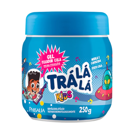 Gel Capilar Cola Trá Lá Lá Kids Sem Álcool Mega Fixação 250g