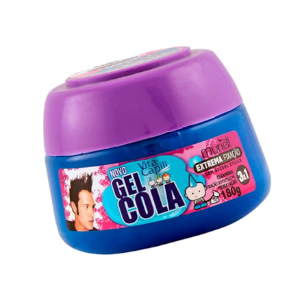 Gel Capilar Cola Vita Capili Extrema Fixação Azul 180g