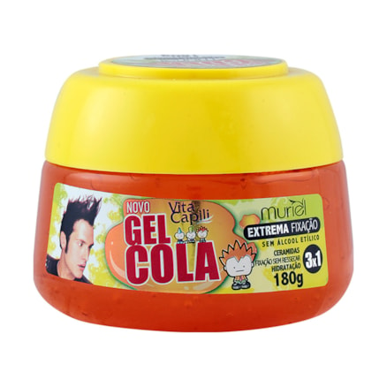 Gel Capilar Cola Vita Capili Extrema Fixação Laranja 180g