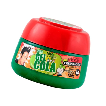 Gel Capilar Cola Vita Capili Extrema Fixação Verde 180g