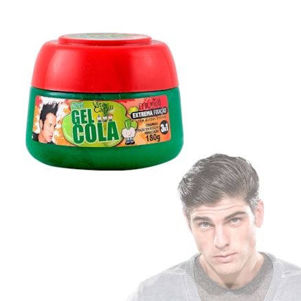 Gel Capilar Cola Vita Capili Extrema Fixação Verde 180g