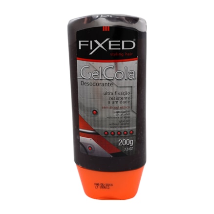 Gel Capilar Fixed Gel Cola Preto 200g