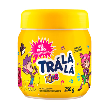 Gel Capilar Trá Lá Lá Kids Tradicional Sem Álcool 250g