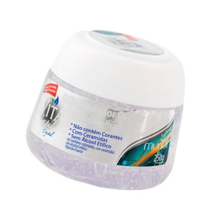 Gel Capilar Vita Capili Clássico Fixação Forte Incolor 250g