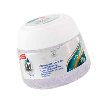 Gel Capilar Vita Capili Clássico Fixação Forte Incolor 250g