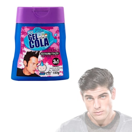 Gel Capilar Vita Capili Cola Azul 180g