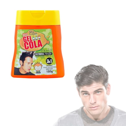 Gel Capilar Vita Capili Cola Laranja 180g