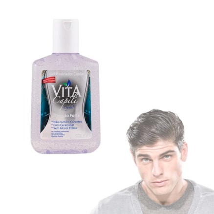 Gel Capilar Vita Capili Cristal Incolor 240g