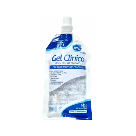 Gel Clínico Contato Condutor Ultrassom Ecógrafo Tens/Fes Laser Incolor Rmc 100g