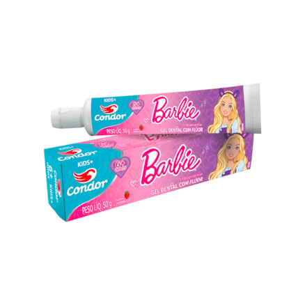 Gel Dental Condor Barbie Kids 6 Ano 50g