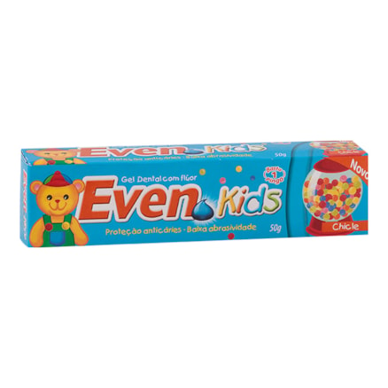 Gel Dental Even Kids Chicle 50g