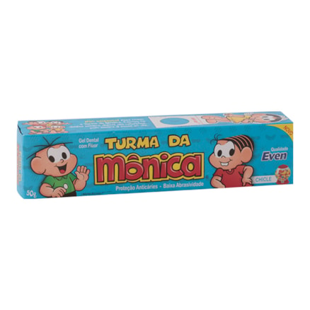 Gel Dental Even Turma Da Mônica Kids Chicle 50g