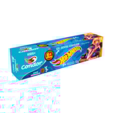 Gel Dental Hot Wheels 6+ Anos Com Flúor Sabor Suave 50g