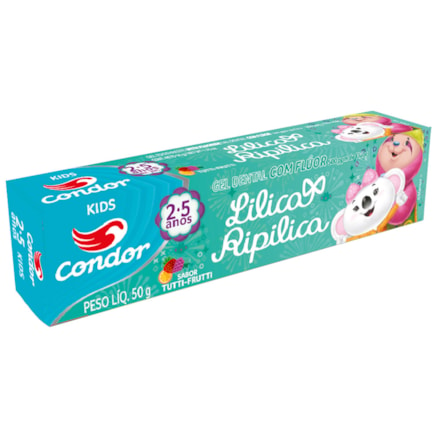 Gel Dental Lilica Ripilica 2 A 5 Anos 50g