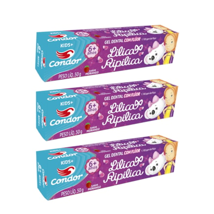 Gel Dental Lilica Ripilica 6+ Meses Leve 3 Pague 2 50g