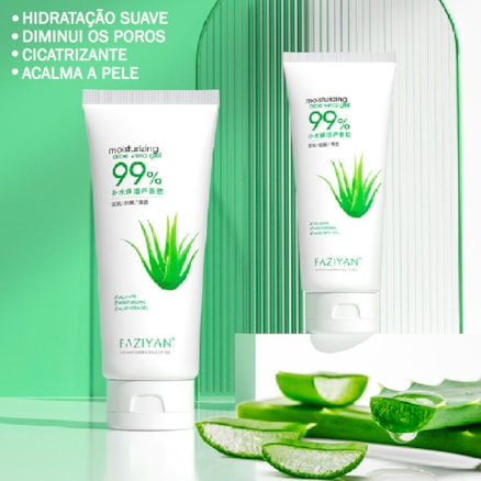 Gel Facial Natural 92% Aloe Vera 40g