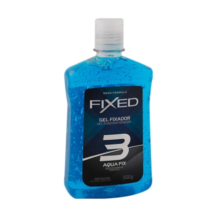 Gel Fixador Capilar Fixed Profissional Aqua Fix Nº 3 500g