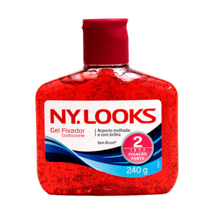 Gel Fixador Condicionante Ny Looks Fixação Forte Nº 2 240g