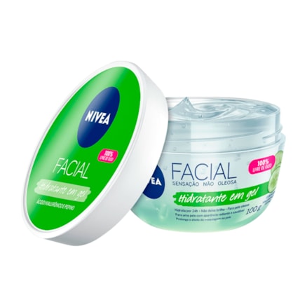 Gel Hidratante Facial Nivea Ácido Hialurônico E Pepino 100g