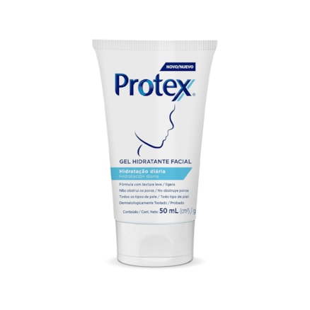 Gel Hidratante Facial Protex Hidratação Diária 50ml