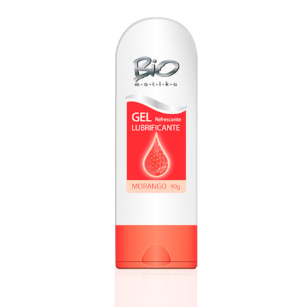 Gel Lubrificante Anal Vaginal Íntimo Morango Biomátika 90g