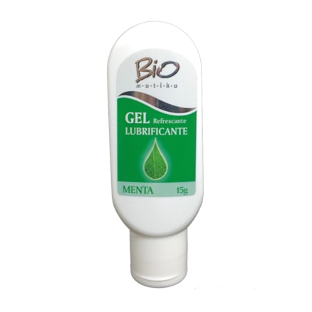 Gel Lubrificante Íntimo Menta Base De Água Biomátika 15g