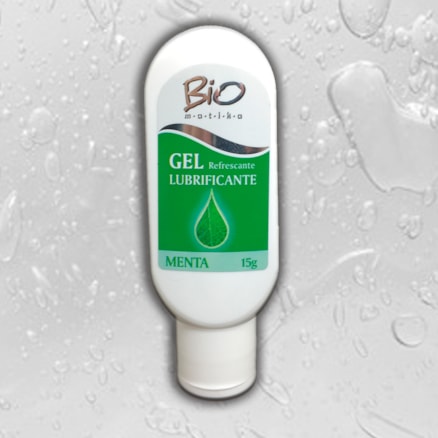 Gel Lubrificante Íntimo Menta Base De Água Biomátika 15g