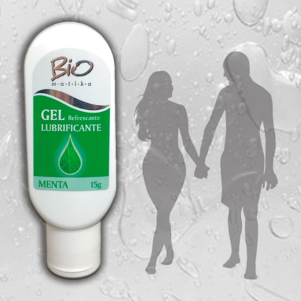 Gel Lubrificante Íntimo Menta Base De Água Biomátika 15g