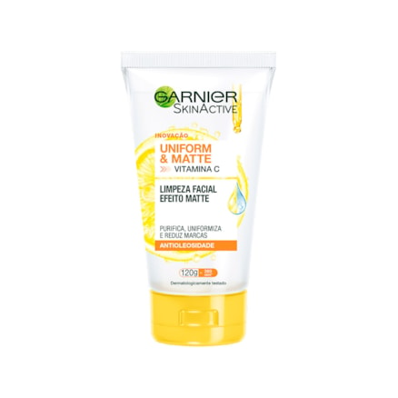 Gel Para Limpeza Facial Garnier Efeito Matte 120g