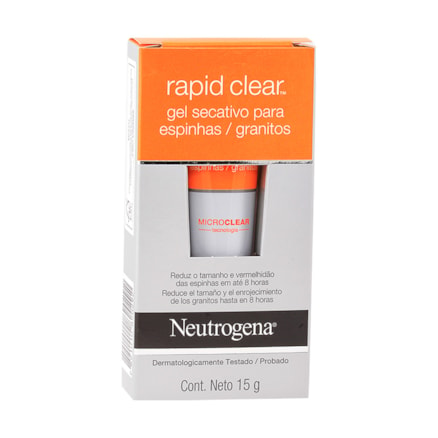 Gel Secativo Espinhas Neutrogena Rapid Clear Microclear 15g