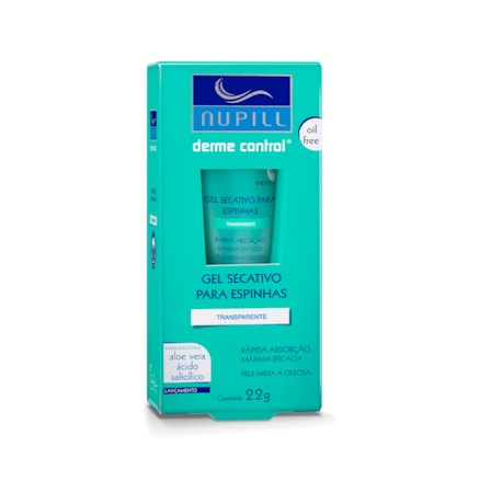 Gel Secativo Espinhas Nupill Derme Control Aloe Vera 22g