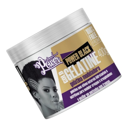 Gelatina Modeladora Soul Power Power Black 400g