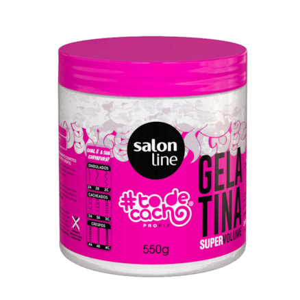 Gelatina Salon Line #todecacho Misturinha Dos Sonhos 550g