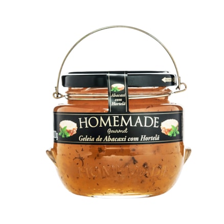 Geléia Homemade Gourmet Abacaxi Com Hortelã 320g