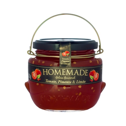 Geléia Homemade Gourmet Tomate Pimenta E Limão 320g