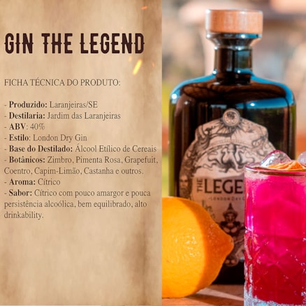 Gin The Legend 700ml