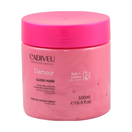 Glossy Mask Cadiveu Glamour Todos Tipos Cabelo 500g