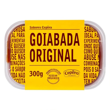 Goiabada Cremosa Cepêra Original Açúcar Orgânico 300g