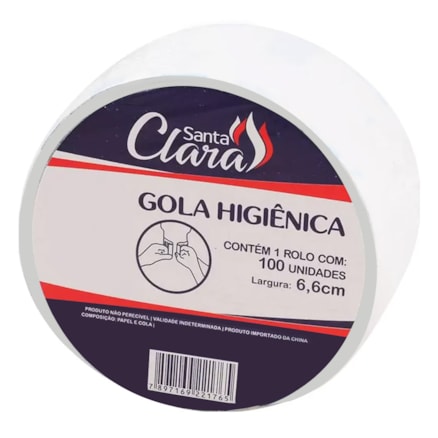 Gola Higiênica Santa Clara Descartável 2176 100 Und