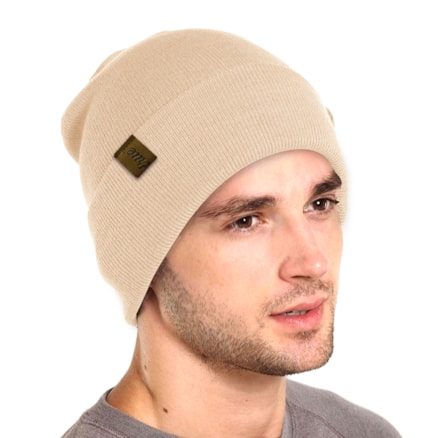 Gorro Malha Masculina Inverno Unissex Bege True