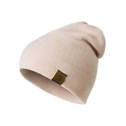 Gorro Malha Masculina Inverno Unissex Bege True