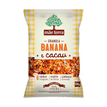 Granola Mãe Terra Banana E Cacau 250g