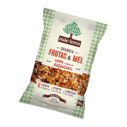 Granola Mãe Terra Frutas E Mel 250g