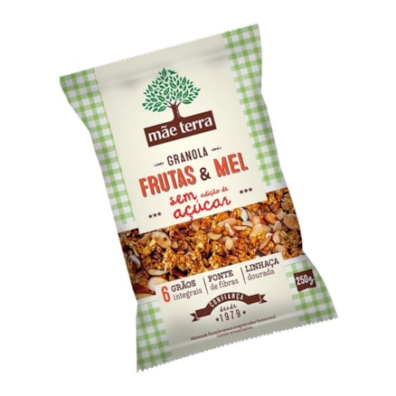 Granola Mãe Terra Frutas E Mel 250g