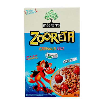 Granola Orgânica Mãe Terra Integral Kids Super Saudável 250g