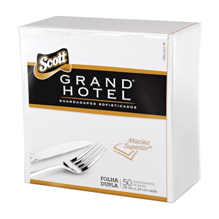 Guardanapo Scott Grand Hotel Folha Dupla 50 Und