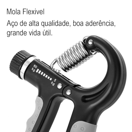 Hand Grip Mola Com Ajuste 5kg A 60kg Fisioterapia Fitness Exercicio Antibraço