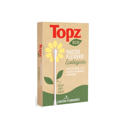 Hastes Flexíveis Ecológicos Topz 75 Und