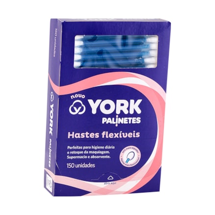 Hastes Flexíveis York Palinetes Super Macio 150 Und